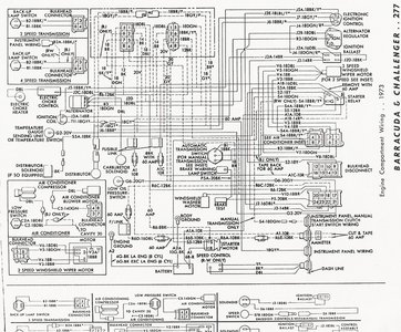 73 wiring diagram • The Dodge Challenger Message Board