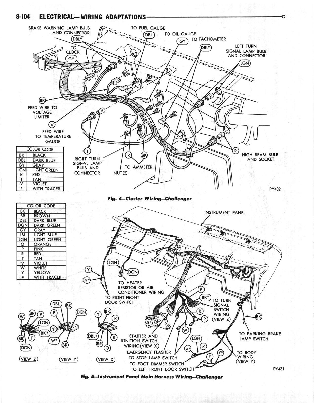 1970 Challenger Wiring Diagrams • The Dodge Challenger Message Board