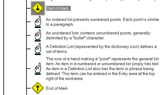 Example of Marked Objects