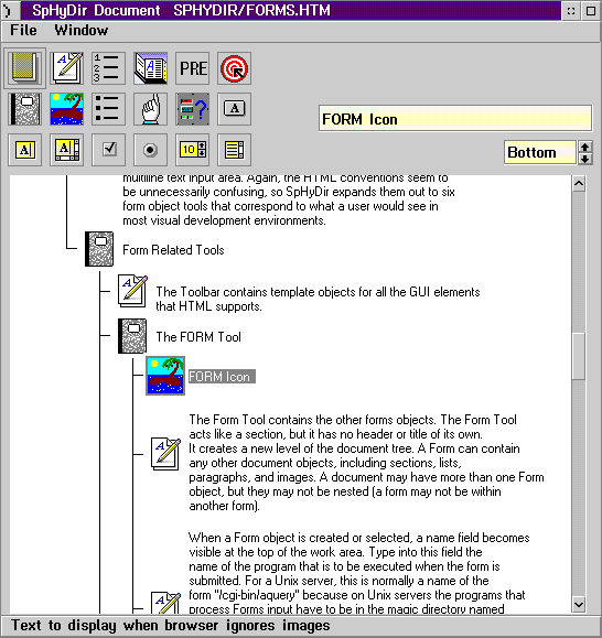 Image of SpHyDir Workarea
